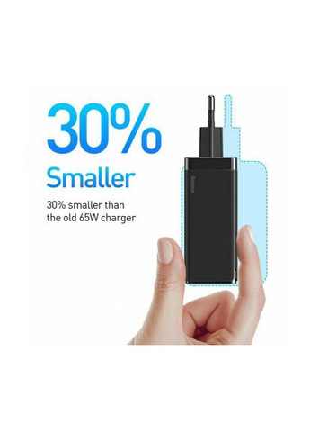 Зарядное устройство для GaN 65W Mini Quick Charge Travel QC 3.0 PD 3.0 Baseus (296107941)