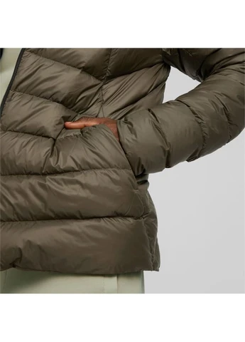 Оливкова зимня куртка packlite down jacket olive 849355-62 Puma