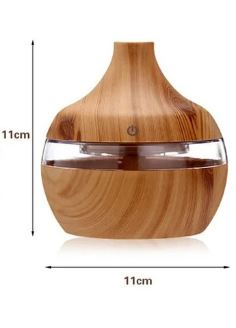 Зволожувач повітря з LED підсвічуванням Mini Humidifier XBH-038B, Light Wood OEM (402256111)