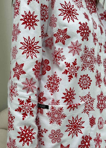 Червона зимня жіноча фланелева піжама сорочка та штани artknit (ak32158p) Art Knit