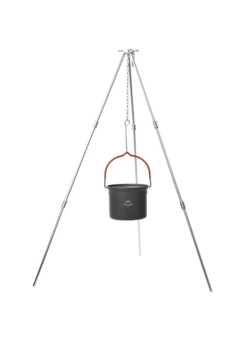 Тринога трьохсекційна для казана Light Tripod NH17S00S-G, алюміній / сталь, вага 442 г, розмір 32 х 10 см Naturehike (395601182)