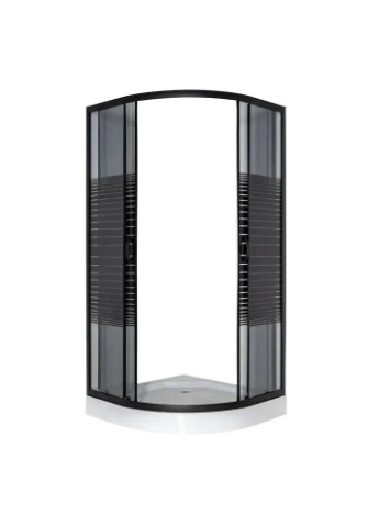 Душевая кабина 091 Black S line JK New 90*90*191 мелкий поддон ( А0055604 ) Vivia (396554504)