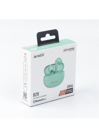 Bluetooth-гарнитура B20 Mint Green A4Tech (370617689)
