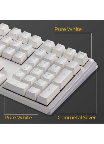 Клавиатура One 3 Mini Cherry MX Red RGB White (DKON2161ST-RUAPXPWWWSC1) Ducky (323104140)