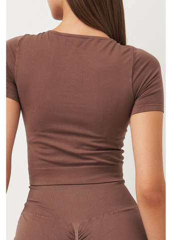 Топ бесшовный с короткими рукавами Crop T-Shirt Giulia — 354777753