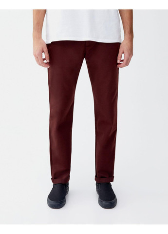 Сливовые брюки Pull & Bear