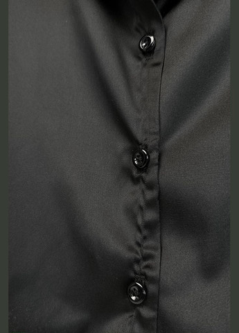 Черная всесезон черная пижама из шелка с рубашкой и шортами - joy kari shop atelier (183pj-18shs-bl) Ova Ova Brand