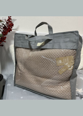 Сучасне покривало на ліжко карамельного кольору розмір євро 200*230 см No Brand (348057107)