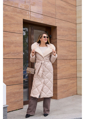 Бежеве зимнє Пальто MN