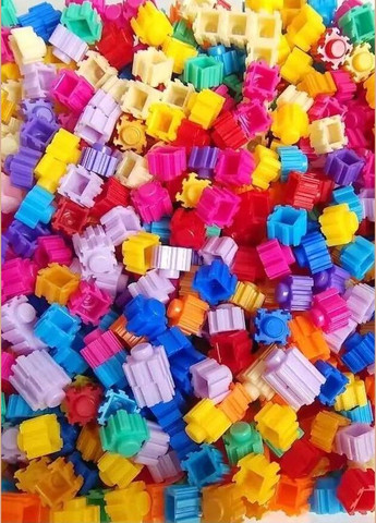 Дитячий 3Д конструктор Magic Block блокові конструктори об'ємна 3D фігурка з міні нано-блоків ведмедик 32 см Cindylove (334345671)