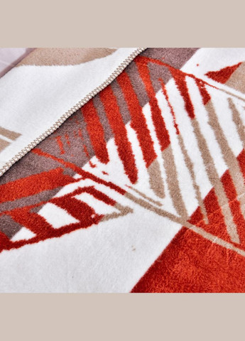 Плед покрывало Kassandra 150x200 см терракот полуторный натуральный хлопок IDEIA (334726543)