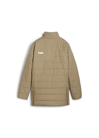 Бежева демісезонна куртка ess+ women’s padded jacket Puma