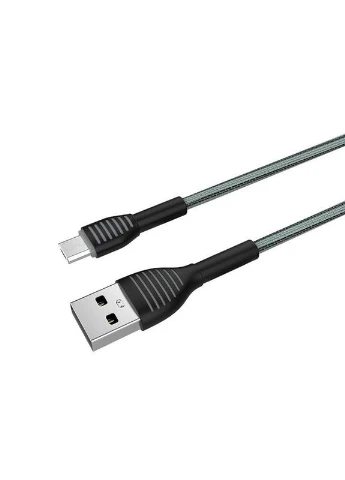 Кабель USB - micro USB (M/M), Braided Cloth, 3 А, 1 м, Серый (CW-CBUM041-GR) Colorway (394763369)