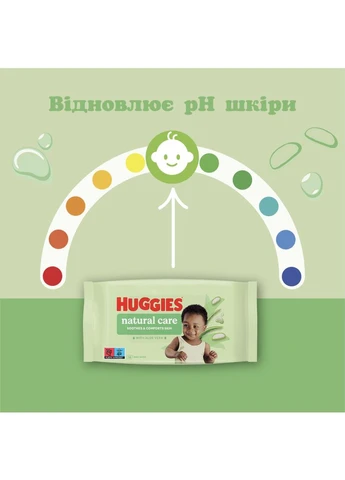Дитячі вологі серветки 56 шт (5029053550152) Huggies (382071345)
