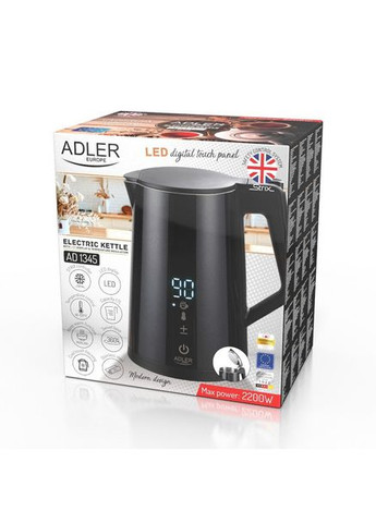 Чайник электрический AD-1345-blaСk 1.7 л черный Adler (362263876)