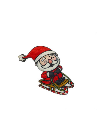 Значок из дерева "Санта на санках" Cozy-Up (291162144)