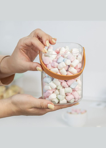 Ємність для зберігання MY HOME Прозора (KP-07 M T/WHITE) MVM (301002367)