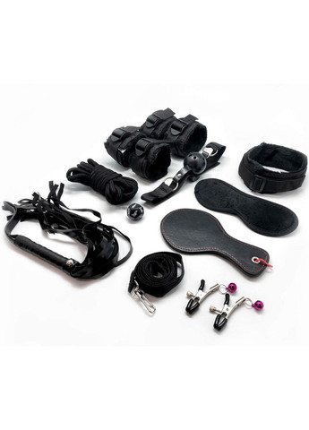 Набор БДСМ Fury черный, 10 предметов Alive (324833735)