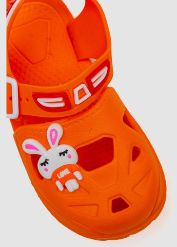 Оранжевые сандалии детские для девочек Ager