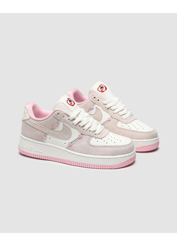 Кросівки жіночі Nike ʼValentine's Day" No Brand Air Force 1 Low білі демісезони (368870517)