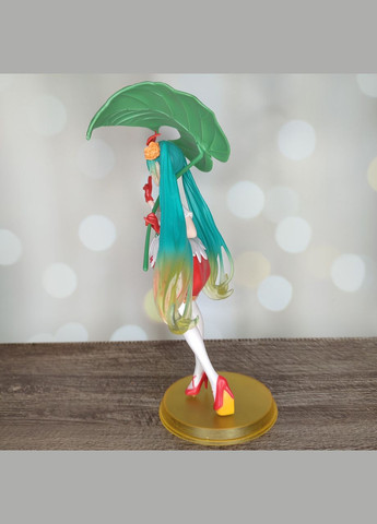 Фигурка - статуэтка на подставке "Мику Хацунэ. Дюймовочка. Miku. Thumbelina. Вокалоид" SureGeek (325691424)