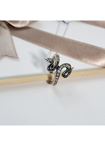 Серебряное кольцо Змея с камнями размер серебро 925 пробы Черненное 11053 3.78г No Brand (306743453)