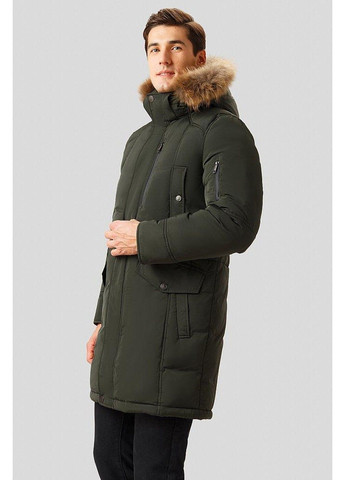 Зеленый зимний Пуховик Finn Flare