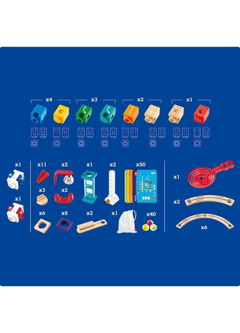 Конструктор-лабиринт Quadrilla Программирование 159 элементов (E6029) Hape (323091456)