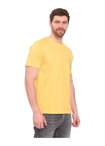 Желтая футболка мужская Kenvelo