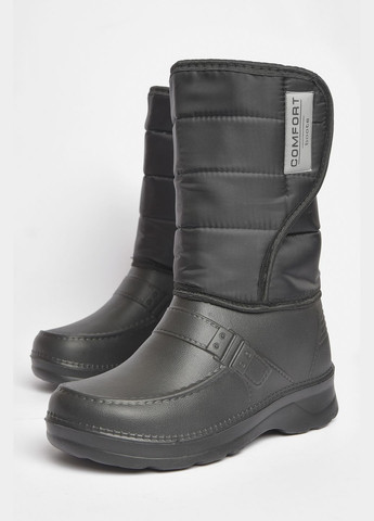 Дутики чоловічі піна зі з`ємною шкарпеткою на хутрі чорного кольору Let's Shop (302661374)