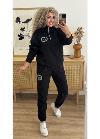 Костюм 181 Полар Флис теплый, брюки и кофта с логотипом Україна (369573659)