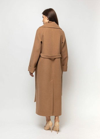 Бежевое демисезонное Пальто классическое женское Марсель. оверсайз CHIUAS