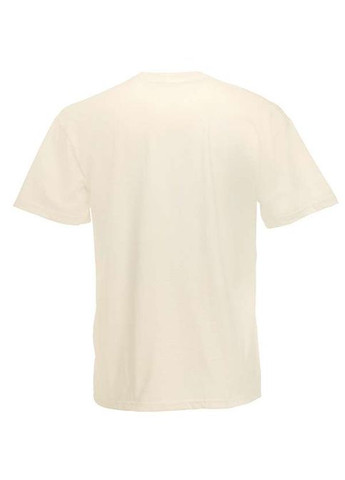 Бежева футболка чоловіча valueweight тілесний (061036060xl) з коротким рукавом Fruit of the Loom