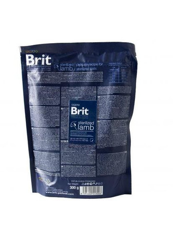 Сухий корм Cat by Nature Sterilized Lamb для стерилізованих котів, з ягням, 300 г (*) Brit Premium (323219619)