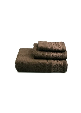 Рушник махровий Бавовна Бамбук 50х90 см Home Line коричневий