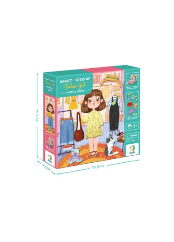 Магнитная игра 200243 "Одевалка Модница" Dodo (389889476)