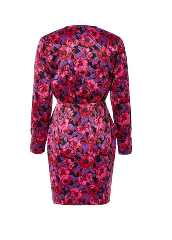 Красное платье Esmara с цветочным принтом