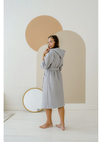 Вафельный халат с капюшоном L Vishnya (360240351)