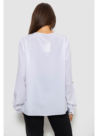 Біла блуза однотонна Ager 230R1122-6
