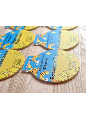 Медаль випускнику дитячого садочка. Патріотичний дизайн CASE CONTROL (356123317)