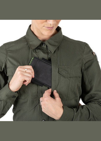Рубашка тактическая женская ® Women's Stryke® Long Sleeve Shirt TDU Green 5.11 Tactical (315822398)