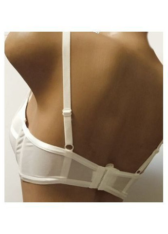 Белый комплект женского белья бюстгальтер пуш-ап со стрепами и трусики enuoanggee No Brand Класична