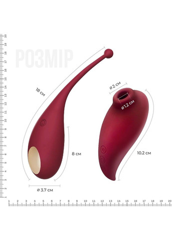 Віброяйце і вакуумний стимулятор Inspiration Adrien Lastic (316253886)