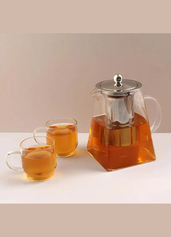 Чайник заварочный LE MANS стеклянный 950мл VT-5502-950 (127366) Vittora (301939090)