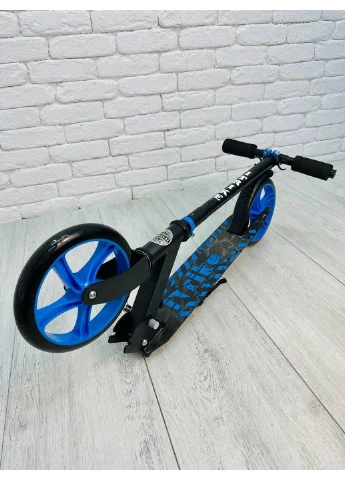 Детский двухколесный самокат iTrike SR 2-010-4-1 до 100 кг (Синий) No Brand (332634460)