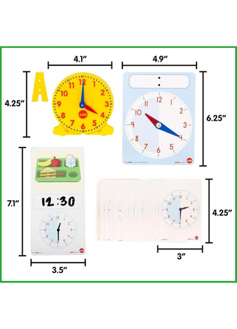 Ігровий набір «Навчальний годинник» Edx Education для вивчення часу Learning Resources (360715722)