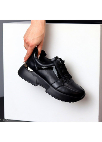205 Кросовки Кожаные Черные KDSL чёрные демисезоны (302517730)