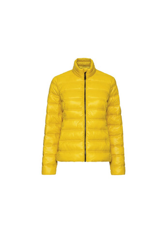 Желтая демисезонная куртка демисезонная водоотталкивающая и ветрозащитная для женщины lidl 418847 куртка-пиджак Esmara