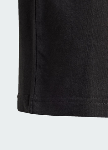 Чорна демісезонна футболка mercedes - amg petronas formula one team dna graphic kids adidas