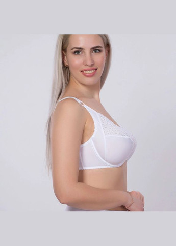 Білий бюстгальтер на кісточках з м'якою чашкою Elita з кісточками